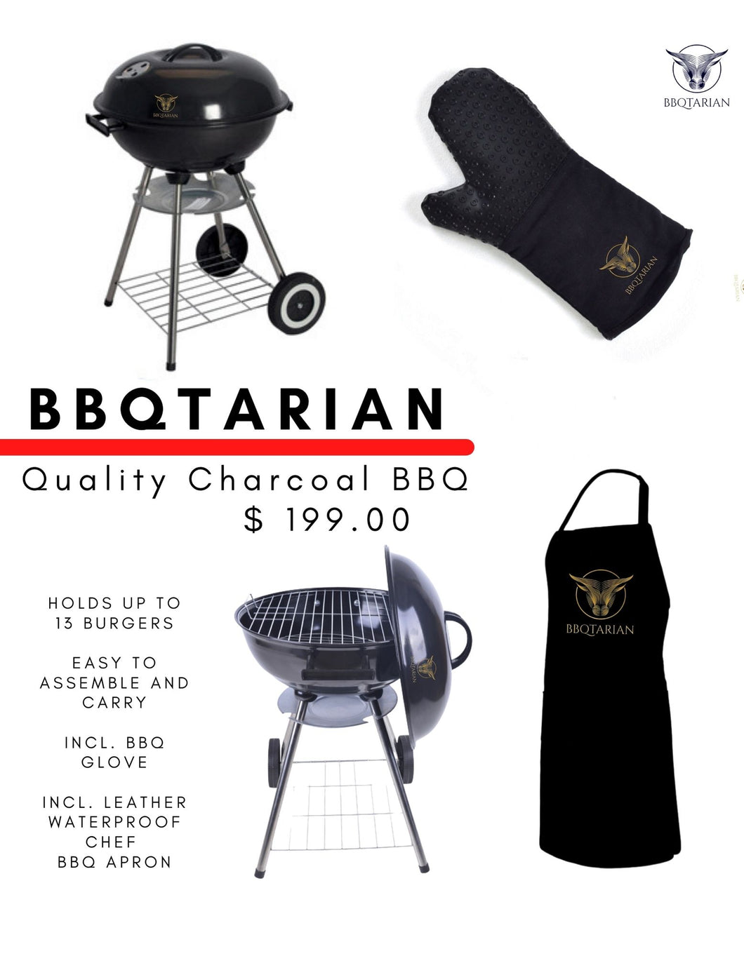 BBQTARIAN - Quality Charcoal BBQ 