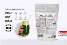 Load image into Gallery viewer, LÜV IT Drink Greens Premium Superfood Powder - Organic Super Greens Powder with Ashwagandha, Spirulina, and Antioxidants | Energize, Detox and Alkalize with Refreshing Greens Drink I 30 Servings
